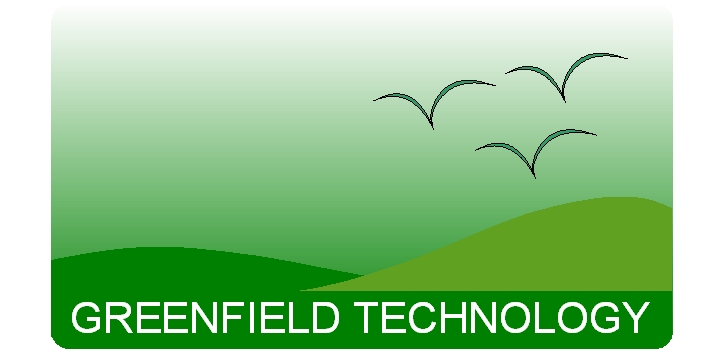 Logo adherent GREENFIELD TECHNOLOGY