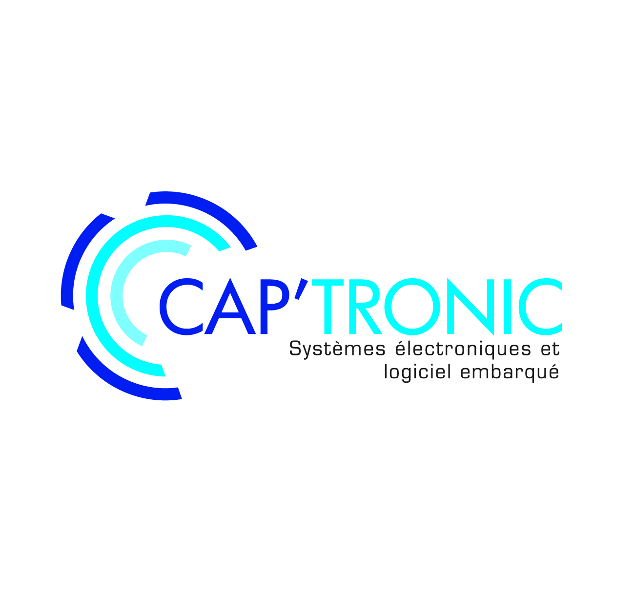 Logo adherent CAPTRONIC