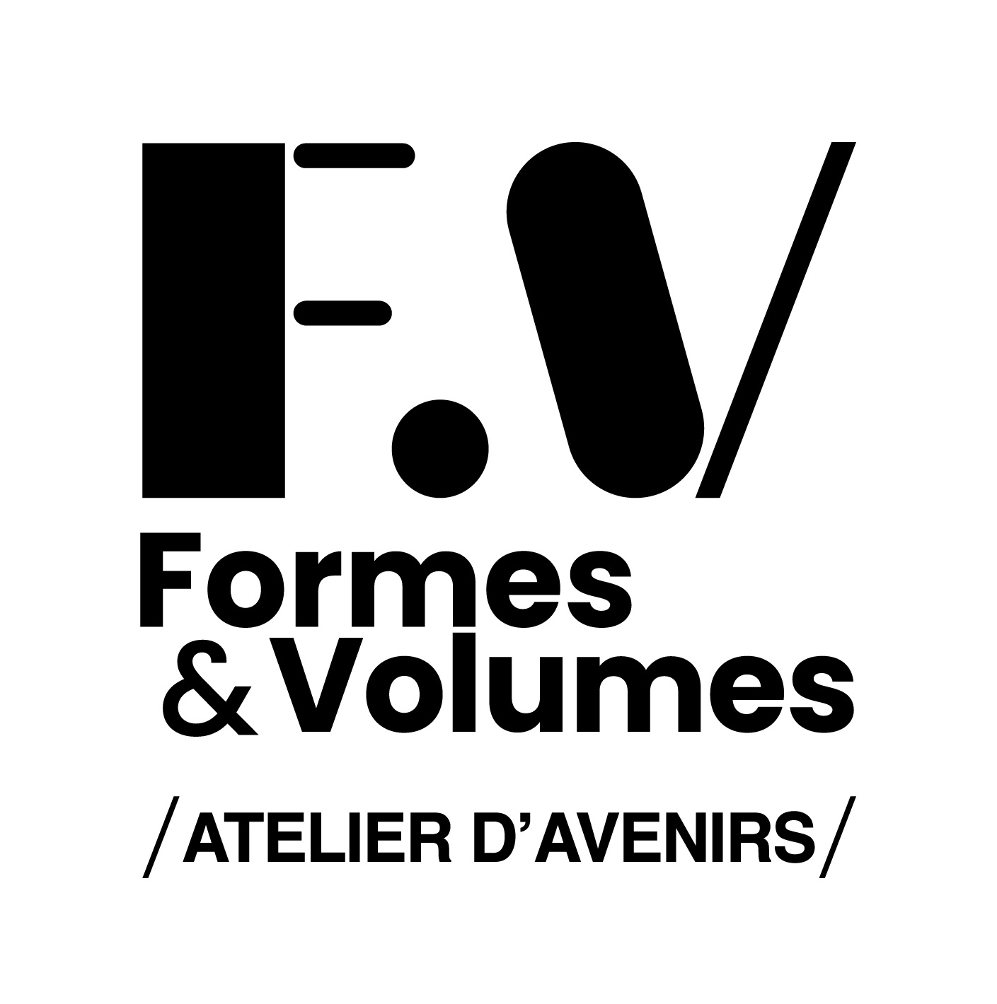 Logo adherent FORMES ET VOLUMES