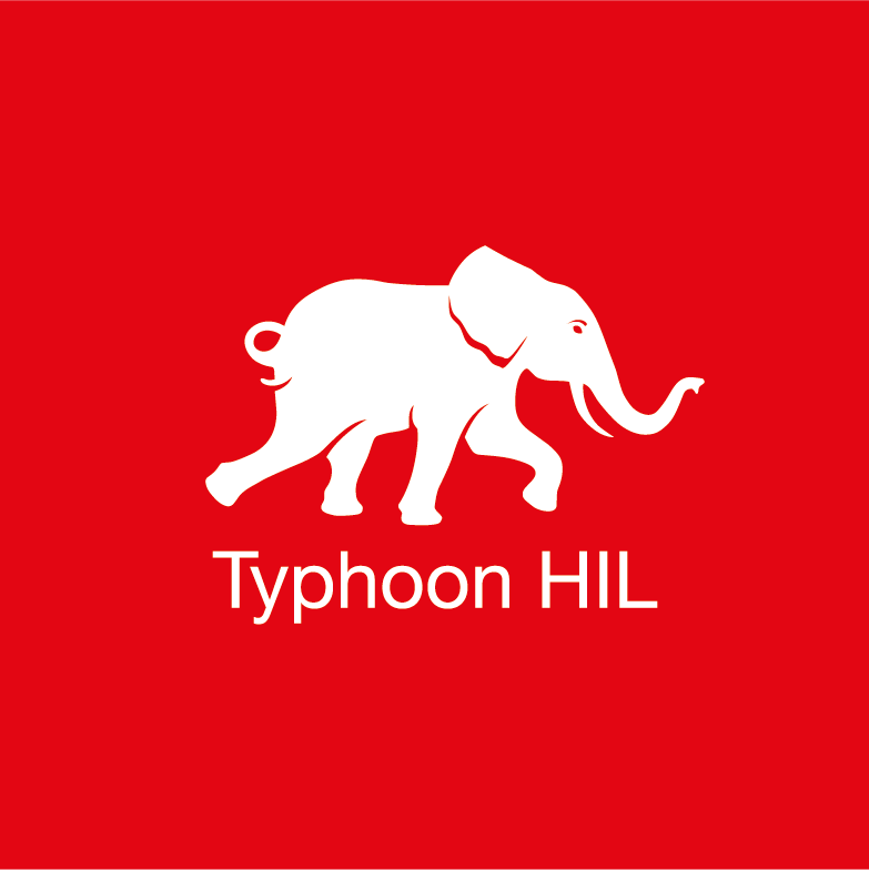 Logo adherent TYPHOON HIL FRANCE